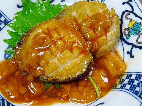 函館・特選グルメ♪　「焼あわびウニ醤油」